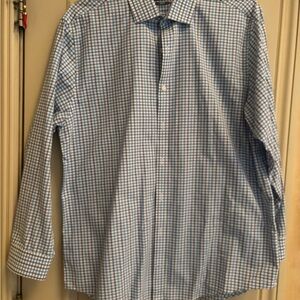 Men's Blue Checkered Shirt
